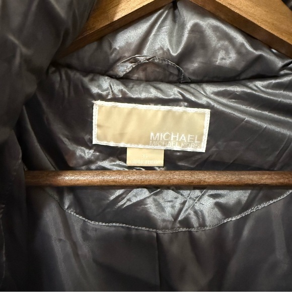 MICHAEL Michael Kors Metallic Down Puffer Jacket, Womens XL - Picture 6 of 10